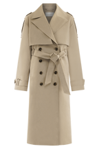 Lois Twill Trench Coat - Camel