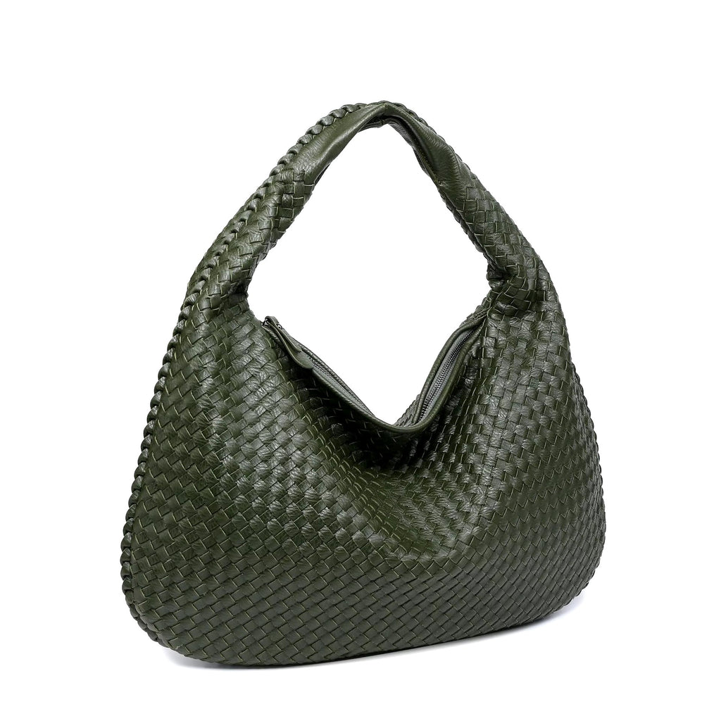Aurelia Woven Bag  – Oversized Elegance with Practical Design