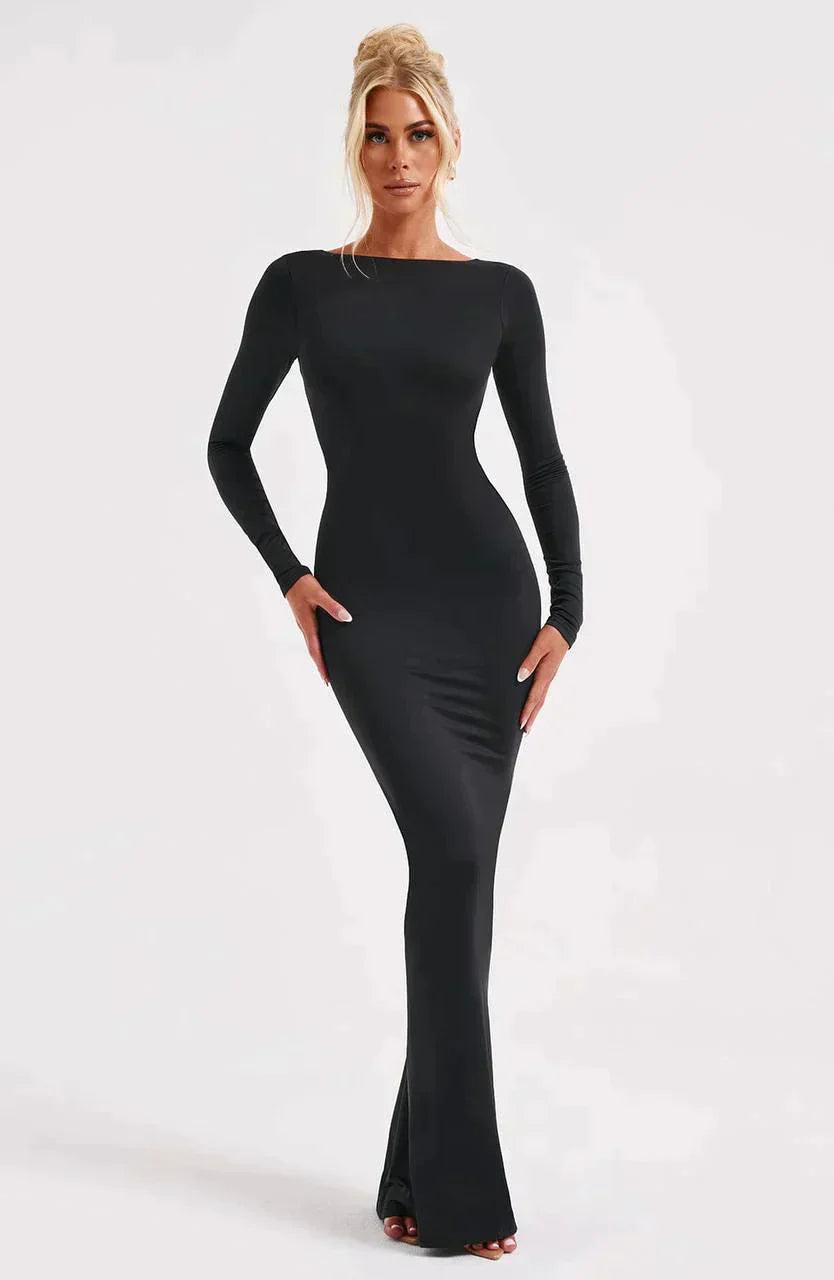 Poppy | Maxi Dress with Deep V-Neckline