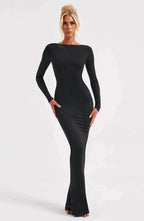 Poppy | Maxi Dress with Deep V-Neckline