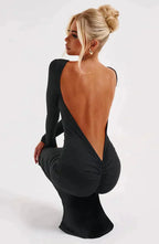 Poppy | Maxi Dress with Deep V-Neckline