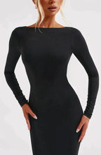Poppy | Maxi Dress with Deep V-Neckline