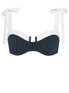 Chic Retro Striped Wide Leg Pants Set