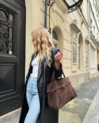 Comelia™ Suede Bag – Autumn Elegance with Everyday Practicality