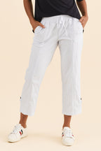 Lindsay White 7/8 Cargo Pants