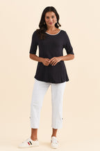 Lindsay White 7/8 Cargo Pants
