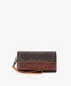 Montana West Tooled Wallet