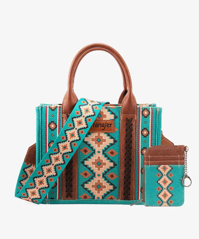 Wrangler Southwestern Crossbody Tote Bag