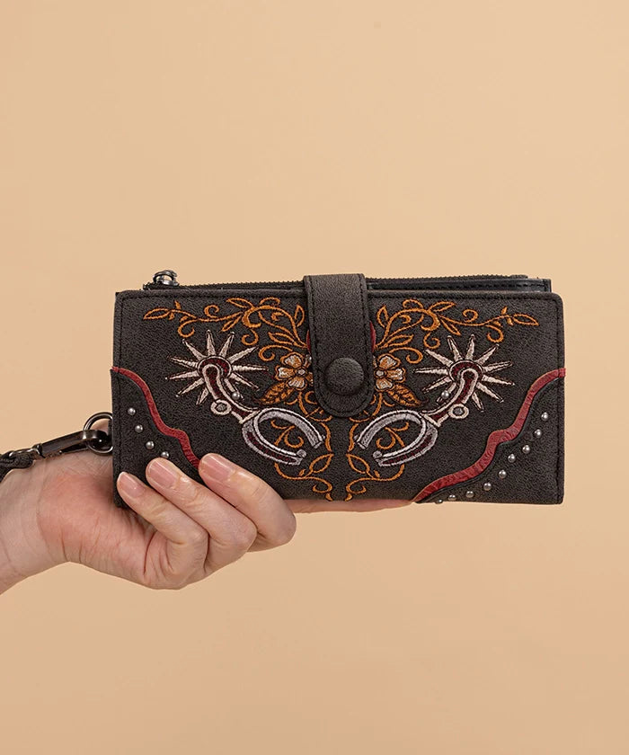 Montana West Embroidered Wallet