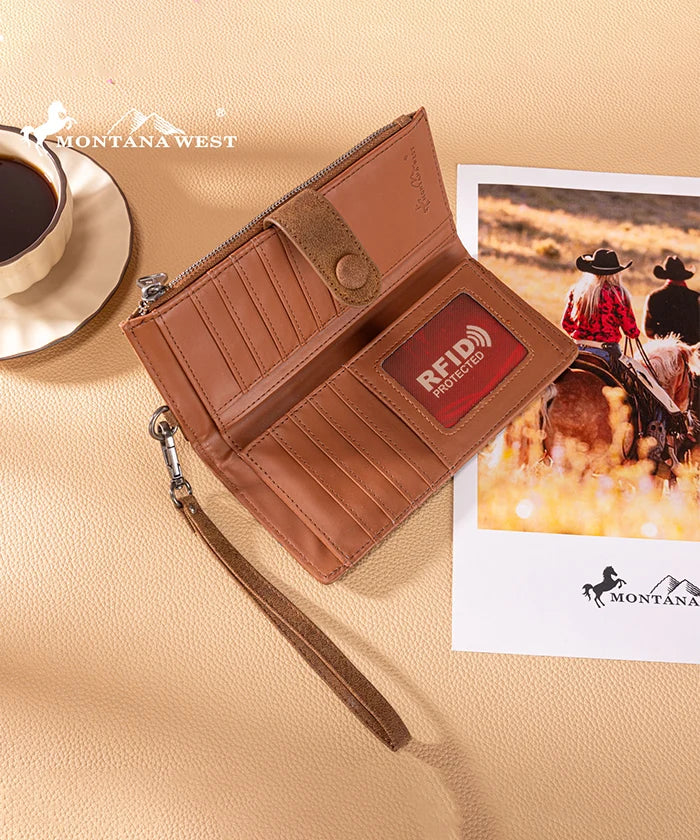 Montana West Embroidered Wallet