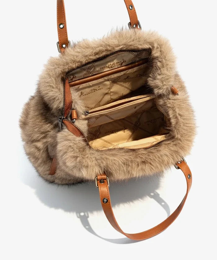 Plush Faux Fur Bag