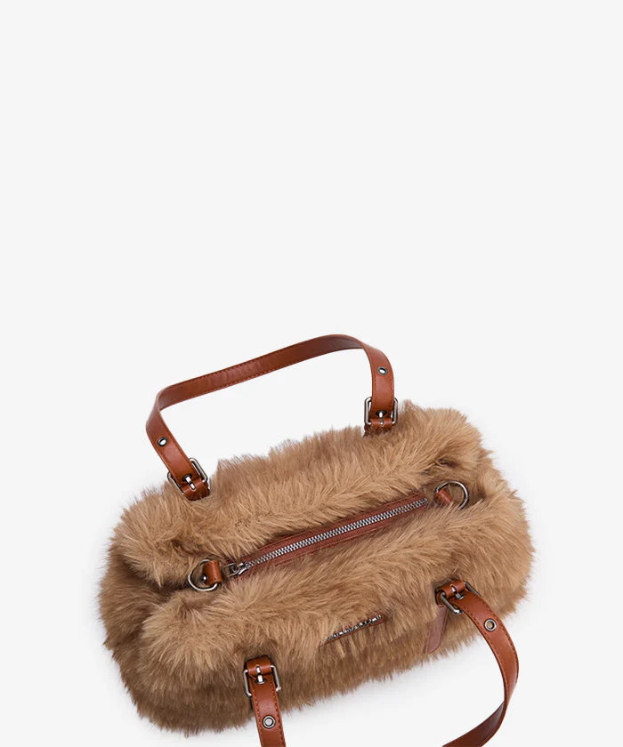 Plush Faux Fur Bag