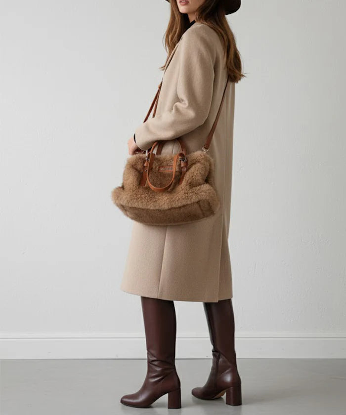 Montana West Plush Faux Fur Bag (Pre-Order)