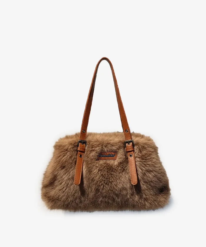 Plush Faux Fur Bag