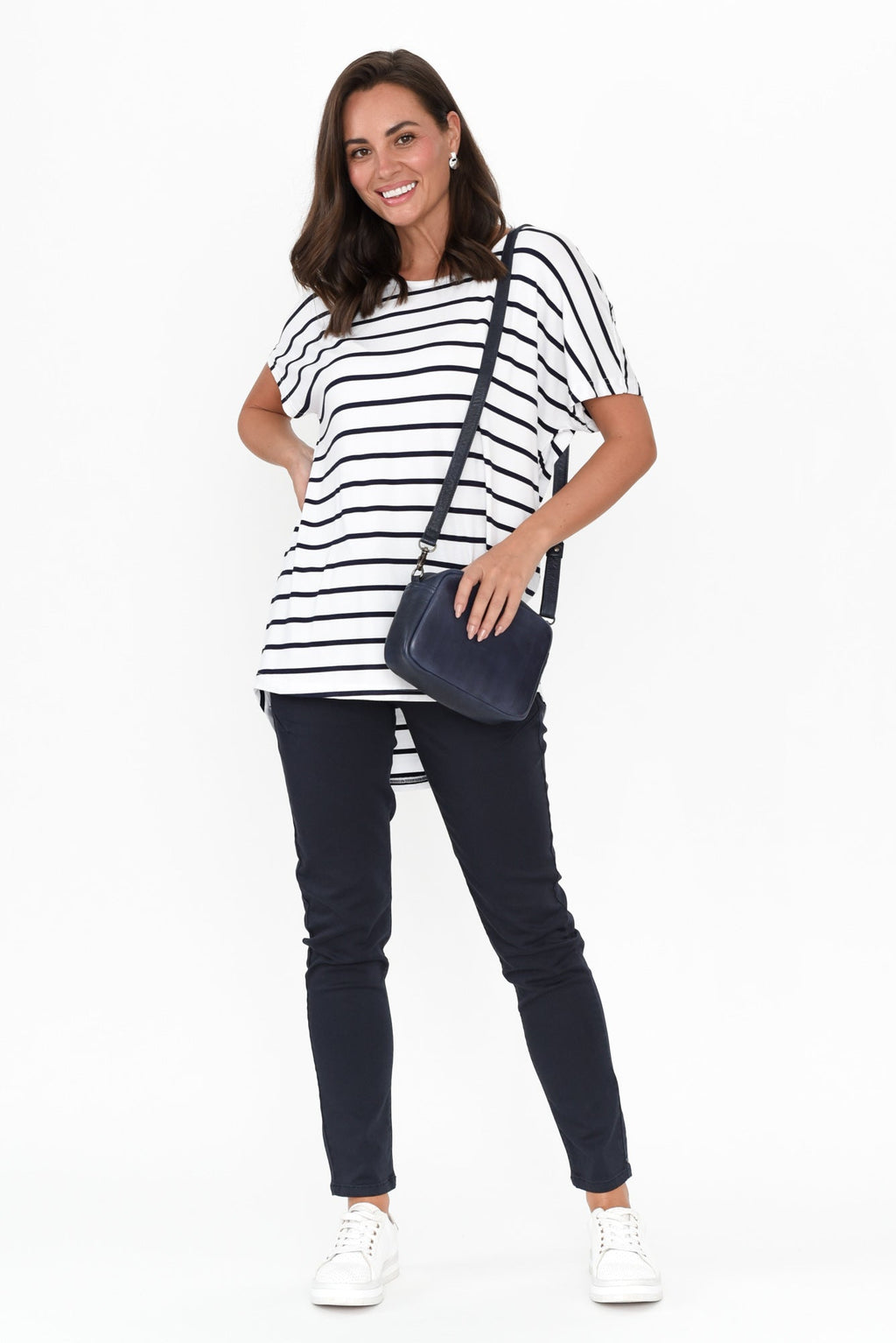 Margo Navy Drawstring Pants
