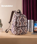 Montana West Aztec Print Diaper Bag Backpack