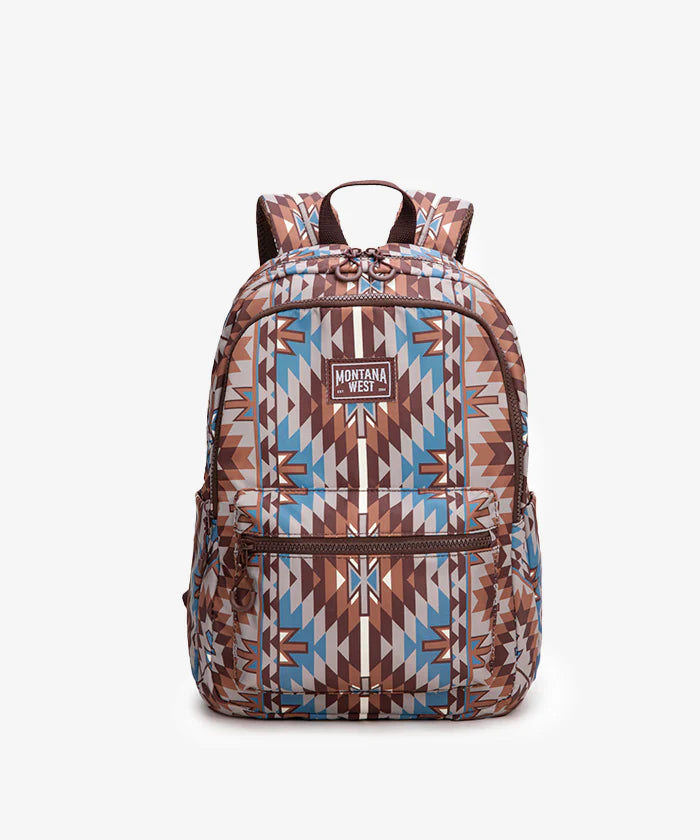 Montana West Aztec Print Diaper Bag Backpack