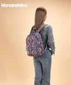 Montana West Aztec Print Diaper Bag Backpack