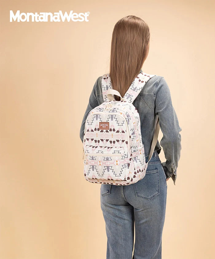 Montana West Aztec Print Diaper Bag Backpack
