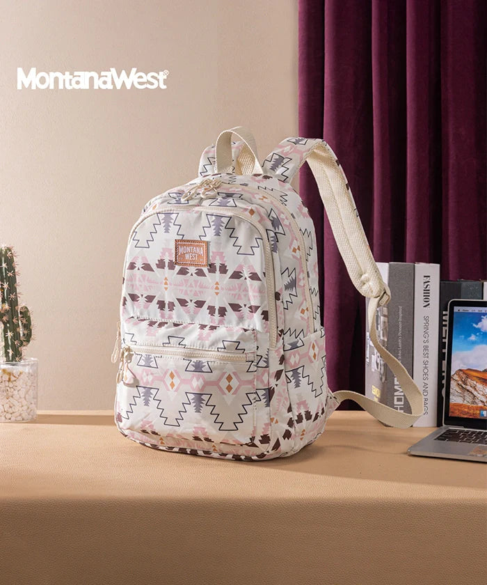 Montana West Aztec Print Diaper Bag Backpack