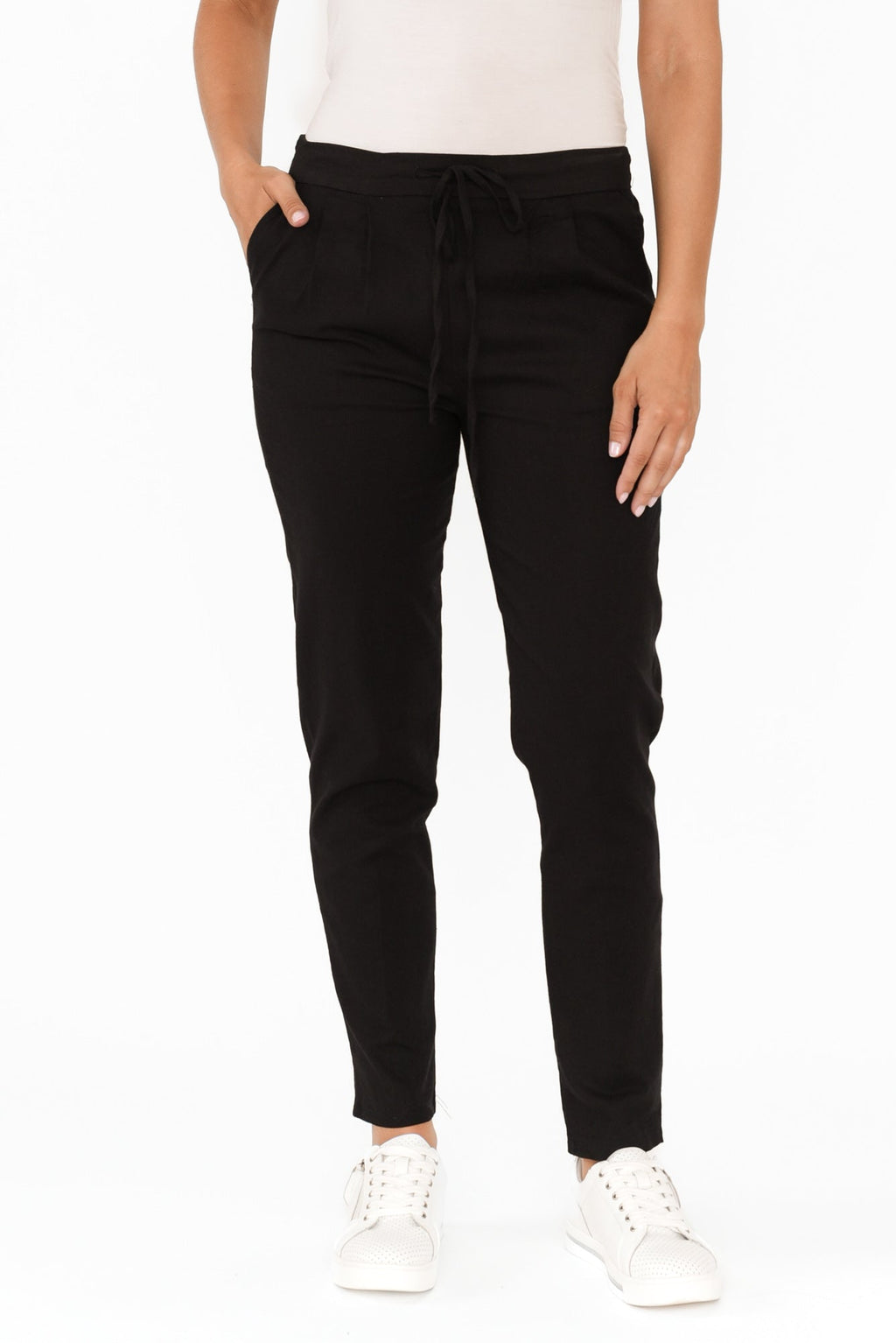 Montgomery Black Drawstring Pants