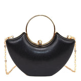 Retro Clip Light Luxury Personality Fashion Crossbody Bag