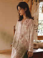 Cotton Purple Printed Sleepwear Set
