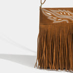 Western Cowboy Brown Fringe Crossbody Bag