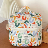 Colorful UU Stitched Makeup Bag