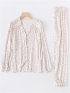 Petite Floral Satin Sleepwear Set