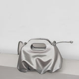 Pure Color Versatile One-Shoulder Crossbody Handbag
