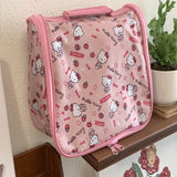 Pink KT Cat Makeup Bag