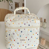 Polka Dot Cosmetic Makeup Bag