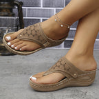 SoleilStep™ Platform Sandals – Elegant Comfort for Everyday Use