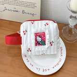 Cherry Kitty Makeup Bag