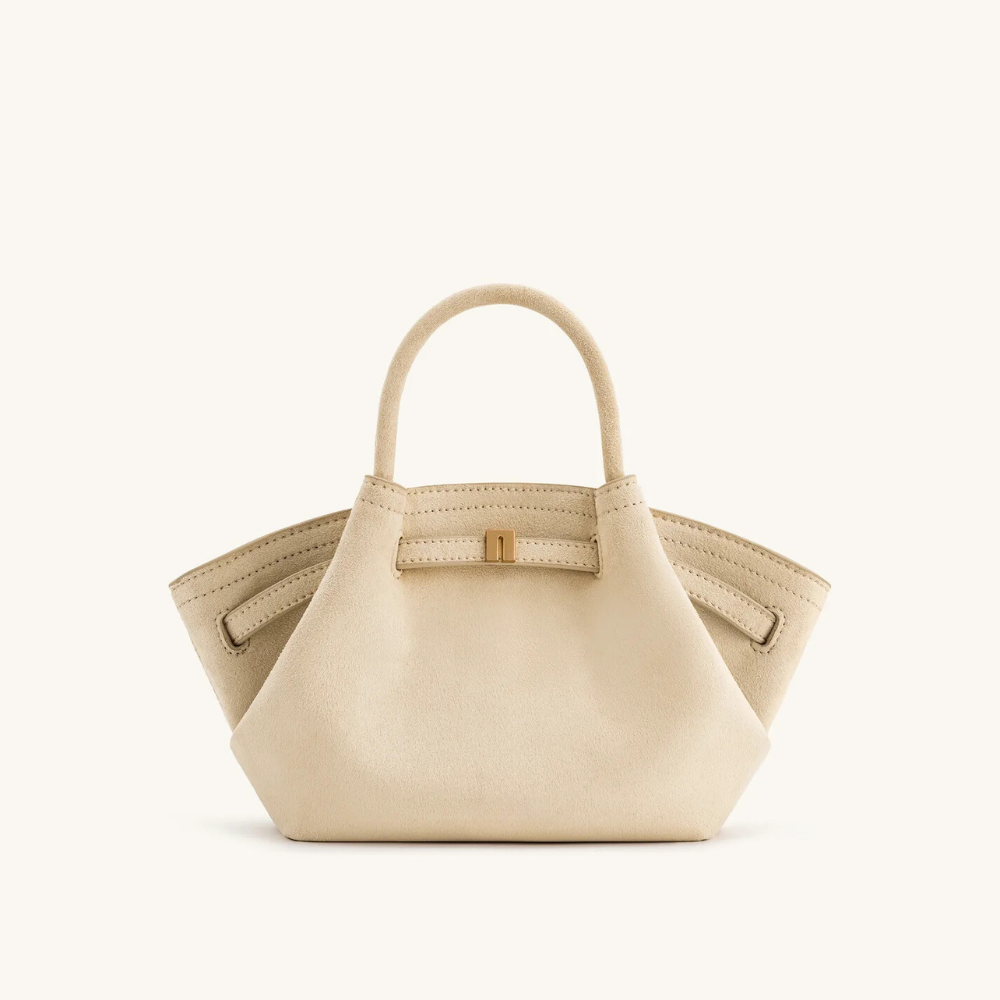 Henna™ Mini Suede Tote – Chic Structure with Timeless Appeal