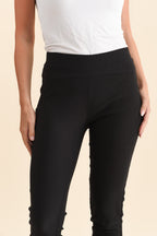 Olympia Black Straight Pants