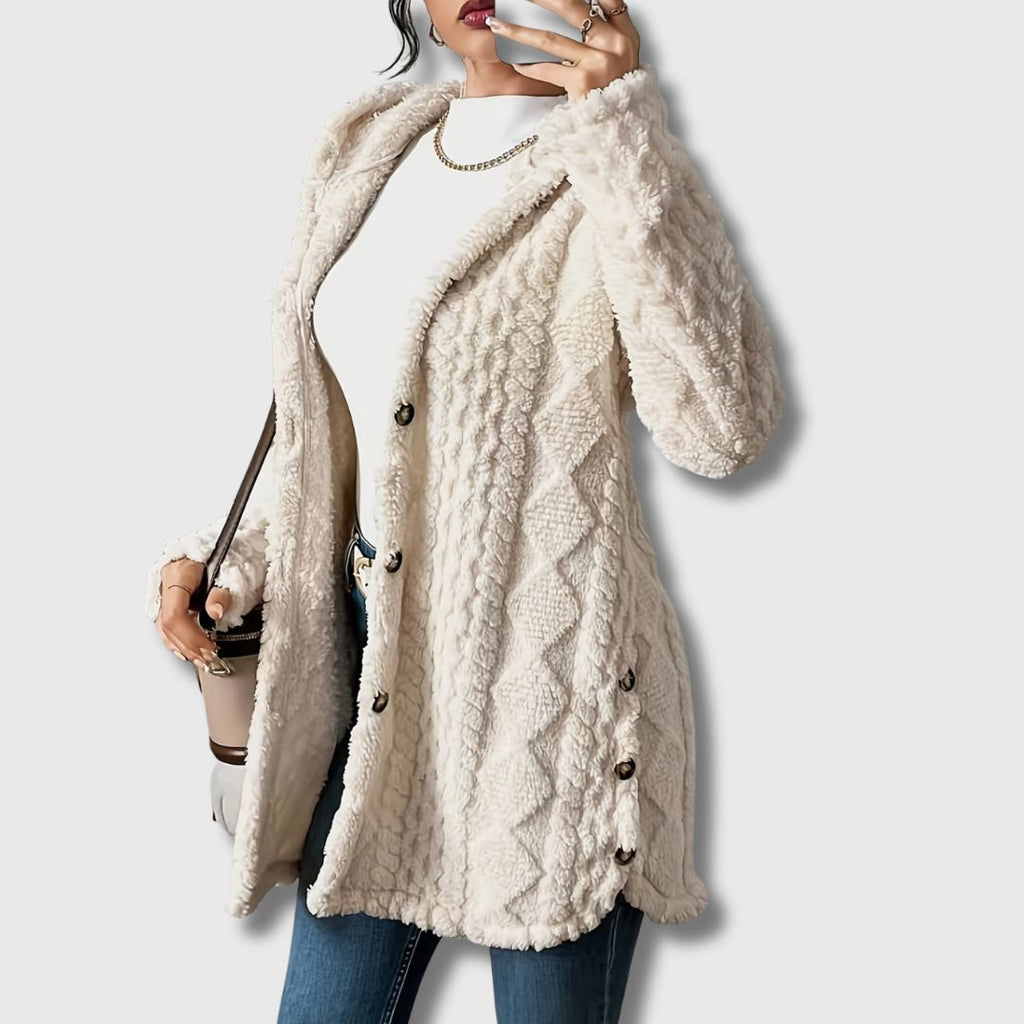 Sapphira | Hooded Teddy Coat