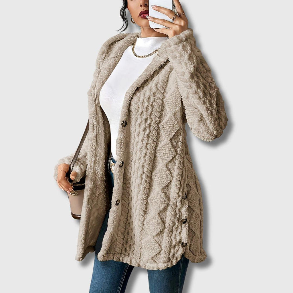 Sapphira | Hooded Teddy Coat