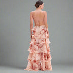 Aurelia™ Ruffle Butterfly Maxi Dress | Elegant Flow with Couture Ruffles