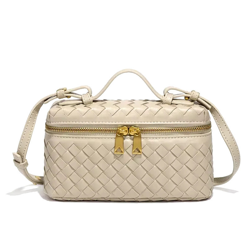 Aria Mini Bag – Compact Luxury with Woven Elegance