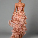 Aurelia™ Ruffle Butterfly Maxi Dress | Elegant Flow with Couture Ruffles
