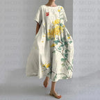 Vintage blossom MIDI dress