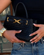 Vienna™ Woven Bag – Structured Elegance with Timeless Detail