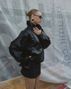 Carla Asymmetrical Leather Jacket