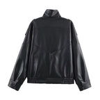 Carla Asymmetrical Leather Jacket