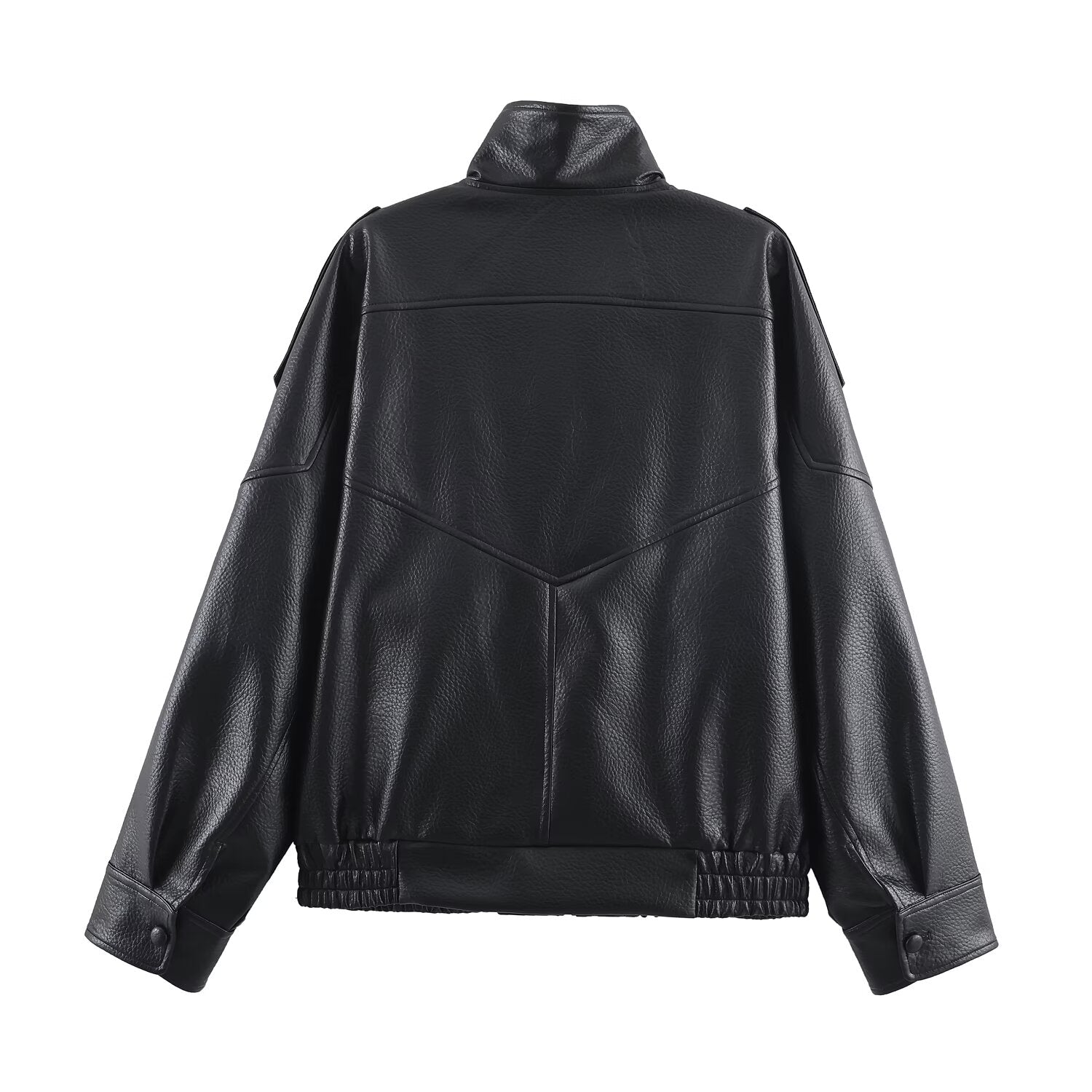 Carla Asymmetrical Leather Jacket