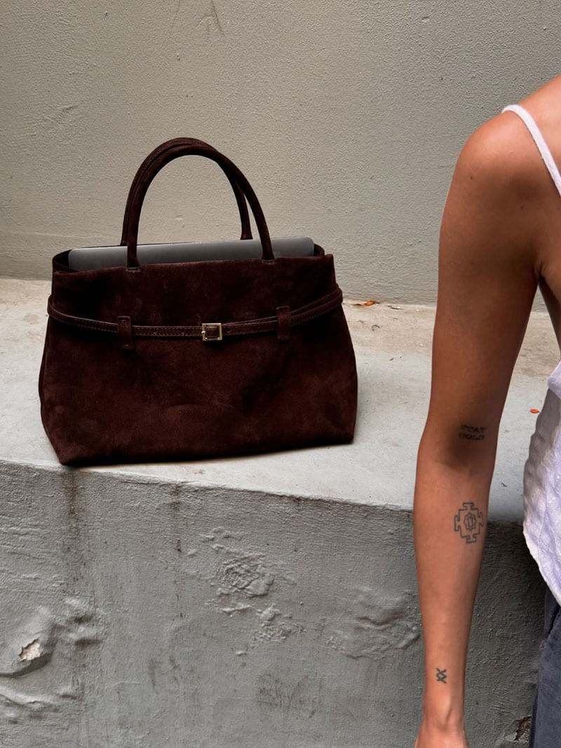 Comelia™ Suede Bag – Autumn Elegance with Everyday Practicality