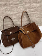 Roveo™ Suede Bag – Timeless Elegance with Versatile Charm