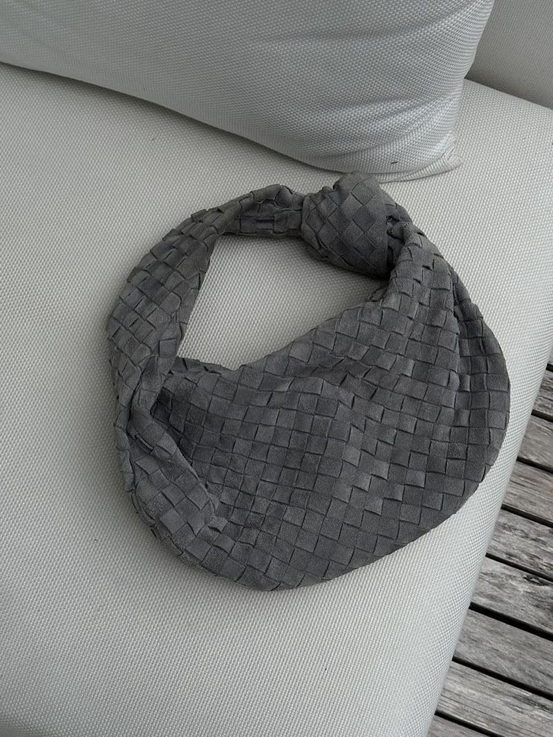Aurelia™ Woven Suede Bag – Soft Sophistication with Distinctive Charm